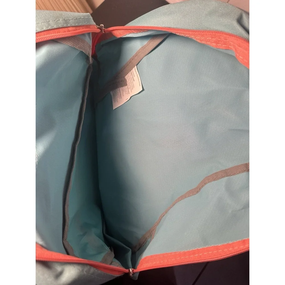 Trailmaker Classic Backpack Teal/Salmon Color Zip Adjustable‎ New